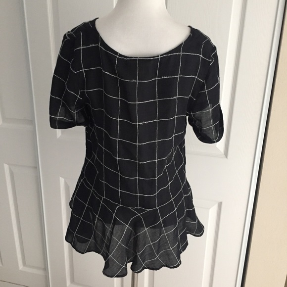 Anthropologie Nomad Peplum Top S - Picture 4 of 7